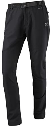 OLLOQUI Man G30 | Pantalón de Verano | Pantalón técnico | Talla M | Negro | Ligero | Elástico | Trekking | Escalada | Senderismo | Adulto | para Hombre