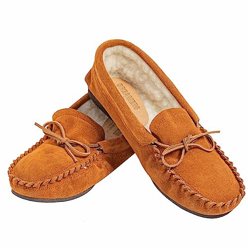 BABUTXAS - Pantuflas - Zapatilla DE CASA Mocasin Kiowa (Tabaco, 41)