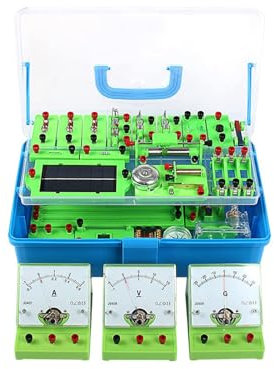 JTBDWOSK STEM Physik Elektrizität und Elektrische Magnetismus experimente Wissenschaftslabor Grundlegende Schaltungslern Starter Kit für Junior, Senior High School Schüler Elektromagnetismu,Grün