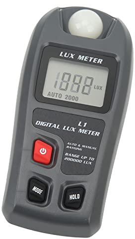 Beleuchtungsmesser, Digitaler Lichtmesser, Luxmeter, Beleuchtungsstärketester, LCD-Display, Automatische Abschaltung, Beleuchtungsmesser, Lichtmesser, Lichtmesser und Photometer