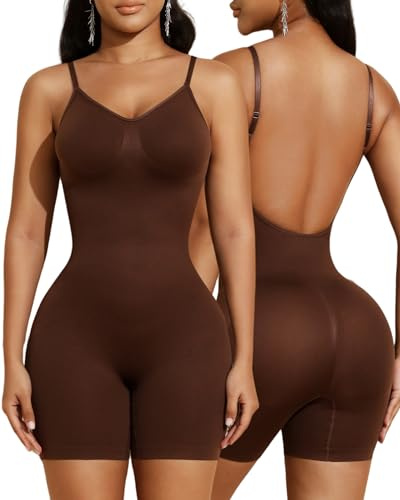 Varaso Body moldeador para mujer, sin costuras, espalda descubierta, control de abdomen, body moldeador de glúteos, body moldeador de cuerpo