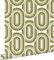 ESTAhome Tapete Retro-Ornamente Olivgrün 0.53 x 10.05 m