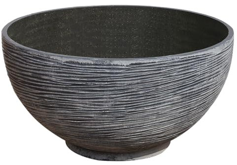 Brunnenschale - Große dekorative Wasserwanne für Garten, Terrassendekoration | Exquisite große Pflanzgefäße, moderne Brunnenschale, Zen- für den Außenbereich, Wasserschale im Freien