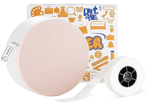 vretti HP3 Etikettendrucker, Bluetooth Mini Bluetooth Selbstklebendes Etikettiergerät, Tragbarer Beschriftungsgerät Labeldrucker mit iOS Android mit Vorlagen für Schule,Büro,Zuhause