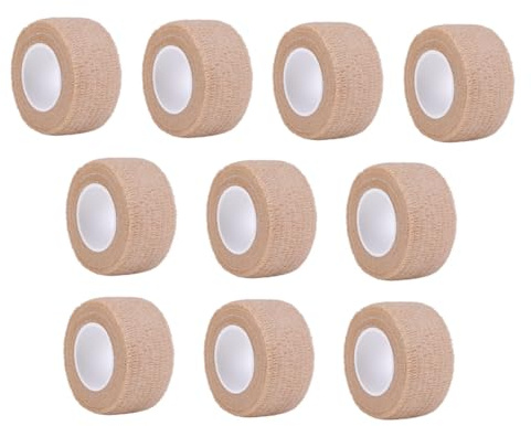 TOYANDONA 10pcs Fitness Bandage Athletic Tape Bandage Wrap Sports Bandage Elastic Wrap for Finger Stretch Wrap Finger Bandage Finger Fixation Bandage Hand Wrap Stretchable Wrap Pure Cotton