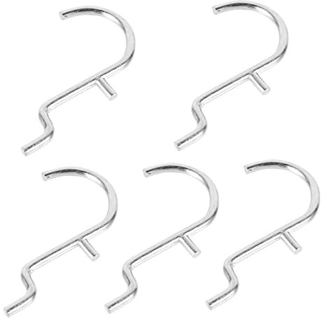 VALICLUD 5pcs U-Shaped Hook Pegboard Hook for Display Shelf for Organizing Garage Workshop Tools