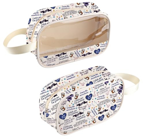 Next to Normal Musical Gift Musical Theater Next to Normal Quotes Makeup Zipper Pouch for Actor Actress (My FAVOURITEBag)