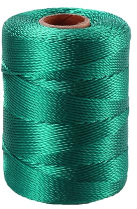 UV Resistant Green Twisted Nylon Mason Line 1000ft #18 for Garden | Masonry,Landscaping,Marking,DIY,Crafting,Boating,Net Making,Plant Supports,Bundling,Construction,Tomato,Outdoor