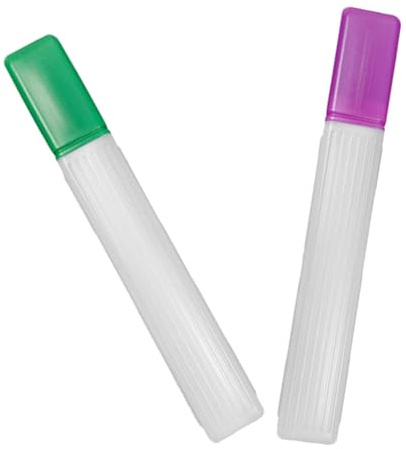 DECHOUS Contenitore per Maglieria in Plastica 2 Pezzi Custodia per Riporre Aghi da Cucito e Uncinetto Tubo Porta Ferri Design Creativo Superficie Liscia per Uso Domestico e