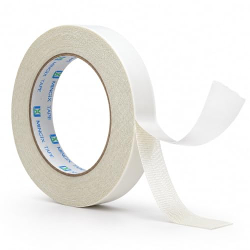 YFYWINSH Ruban en Tissu Double Face 2 cm × 20 m, Adhésif Textile Extra Fort