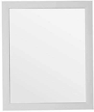 King Collection S1710943 Specchio da Parete con Cornice, Bianco