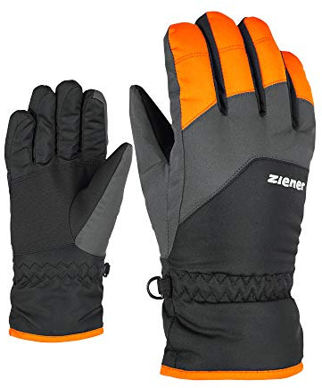 Ziener Kinder Lando Glove junior Ski-Handschuhe/Wintersport, new orange, 5,5