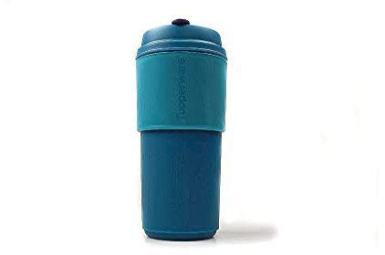 Tupperware to Go Becher 490 ml türkis-blau Thermobecher Kaffeebecher