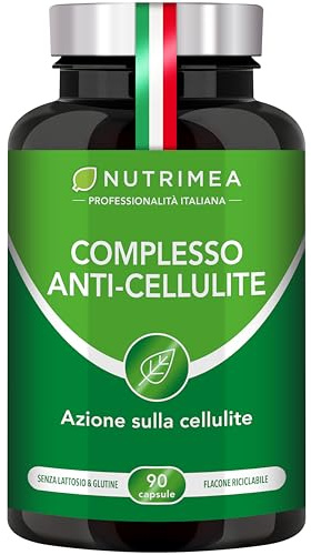 Complesso Anti Cellulite con Sinetrol | Principi Attivi 100% Naturali | 90 Capsule Vegan | Nutrimea