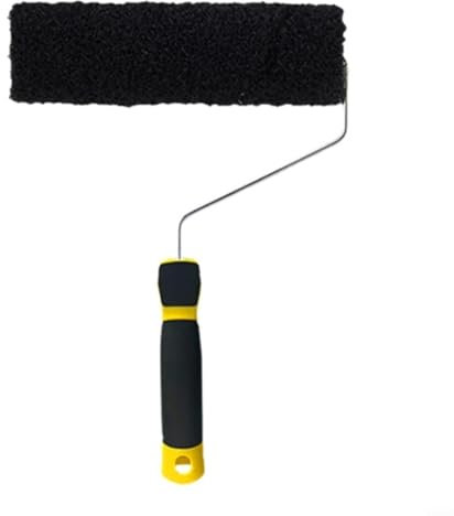 SMZhomeone Multifunctional for Brush Roll Utility Tools Wall Brush Putty Roller Texture Pattern Roller Brush Elastic Brush for Plastering Cleaner for G5AB 9 Inch (Black)