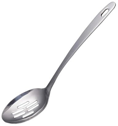 Slotted Spoon Stainless Steel Cooking Spoon Kitchen Serving Spoons, 12.8inch/32.5cm