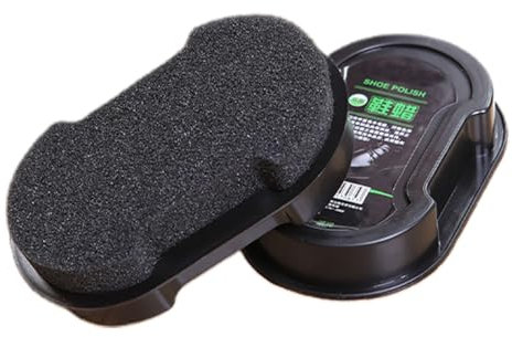 Lucidante per scarpe in pelle con spugna double-face, lucentezza e protezione istantanea per scarpe, protezione e lucentezza duratura, ideale per scarpe in pelle marrone, stivali, B, Refer to