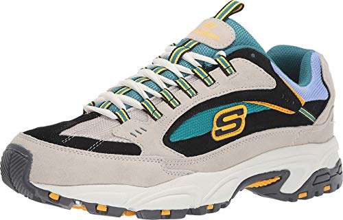 Skechers Stamina-Cutback 51286-WMLT, Mens Sneakers, White, 45 EU