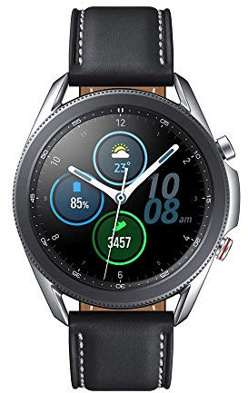 Samsung Galaxy Watch 3 4G Stainless Steel 45 mm Smart Watch - Mystic Silver (UK Version)