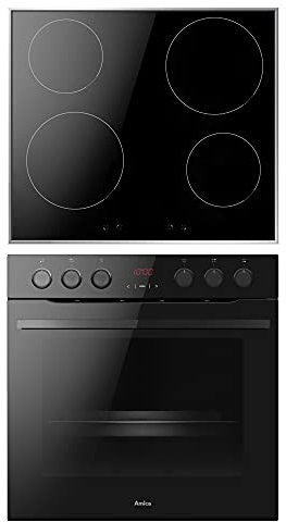 Amica EHIX 30.1 Einbau-Herdset mit Induktions-Kochfeld - Schwarz