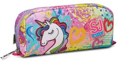 SJ Gang Pennhållare för skolan för flickor MAGICFLIP GIRL - Fuchsia, Godis Fuxia, Taglia Unica, Vardaglig