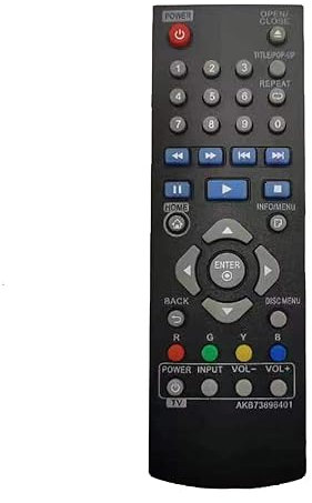 Telecommande AKB73896401 pour LG Blue Ray Disc DVD Player BP135N BP135W BP145 BP155N BP200 BP240 BP250 BP300