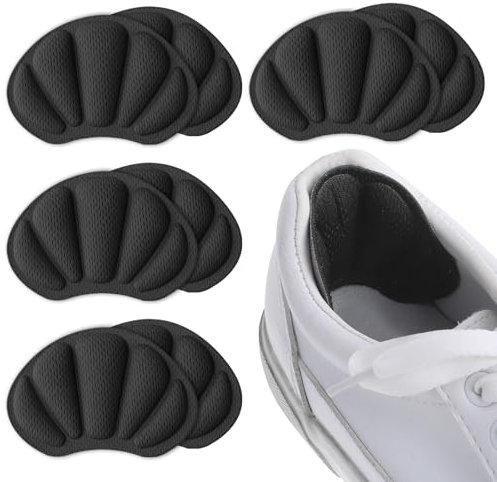 Molain 4 Paar Fersenkisseneinlagen Selbstklebende Fersenkissen Schuhpolster Für Zu Große Lose Schuhe Anti Rutsch Fersenkissen Pads Füller Anti Blasen Fußpflege Protektoren Für Damen Herren