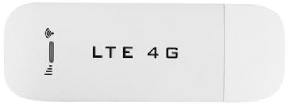 LYEAA Wireless WiFi Adapter 4G LTE Wireless USB Dongle Portable Pocket Size 150Mbps High Speed 8 User Connect Plug and Play Modem Stick with SIM Card Slot for Laptops Notebooks (White)