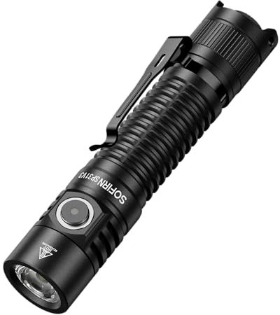 Sofirn SP31 V3.0 Torcia Led Ricaricabile Super Luminosa Torcia 2000 lumen, Potente Professionale Tattica Torcia con 8 modalità, per esterni, casa, emergenza, impermeabile IPX8