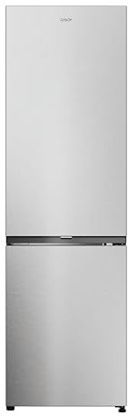 Candy City Fresco 300 CNCQ2T518EX, Frigorífico Combi, 280L, Ancho 55cm, Altura 182cm, Total No Frost Circle+, Cajón Verdulero, Control Interno Digital, Iluminación LED, Puerta Reversible, 37DB, Inox