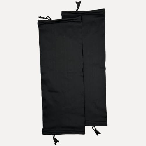EasyCover Copertura per Fender Lunghi 2 Pezzi (Taglia S2 / Nero) – Accessori per Barche Calze per Fender compatibili con Polyform, Dan-Fender, Ocean, Plastimo e Majoni