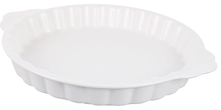 Healifty Bandeja De Horno De Cerámica Para Cocina Con Asas Para Uso Doméstico Fuente Para Hornear Casera