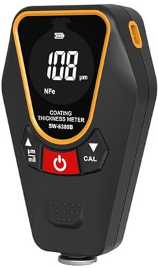 Professional Fast Response Paint Thickness Meter Gauge with Data Storage for Accurate Coating Measurement On Automotive Paint Film Detector