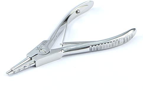 Beauty Pinze per aprire anelli, strumento per piercing e gioielli, 15 cm