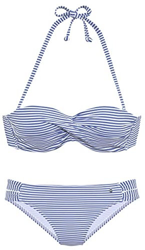 s.Oliver Bügel-Bandeau-Bikini hellblau-weiß