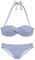 s.Oliver Bügel-Bandeau-Bikini hellblau-weiß
