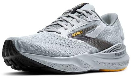 Brooks Adrenaline GTS 24 Stützender Laufschuh für Herren, Legierung/Weiß/Gold Fusion, 12 X-Wide