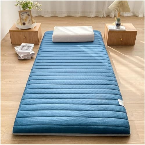 Matelas pliant de style minimaliste, surface rembourrée douce et légère pour chambre d'étudiants, camping, chambre d'hôtes (C, 90 x 190 cm)