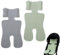 Protège-siège été Respirant pour siège Auto bébé - Housse Anti-Transpiration Compatible Maxi-COSI Cybex et Reboarder