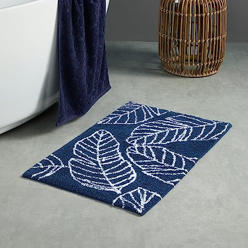 Fusion Bathroom - Matteo - Bath Mat 50x80cm in Navy