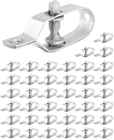 QWORK® 40 Stück Zaunspanner, 90MM für Zaun, Gartenarbeit, Maschendraht
