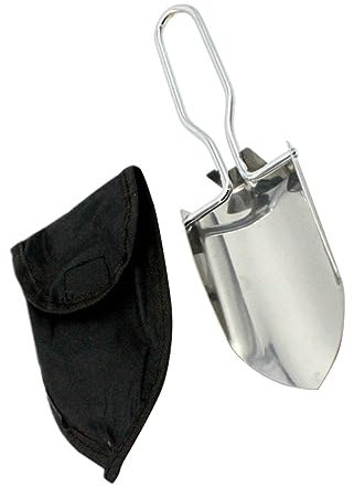 BESPORTBLE Pala De Jardín Portátil y Duradera Compacto Bolsa De Almacenamiento Incluida