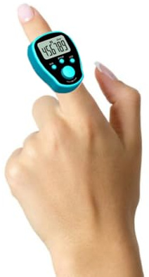 Compteur de tours numérique - Dispositif de des doigts - Compteur de des | touches portable | d'activité sportive, compteur de clicker pour natation, cyclisme, fitness