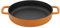 COMBEKK Gusseisenpfanne, Dutch Oven, 100% Recycelt, 28cm, 2 seitengriffen Für alle Herdarten, Orange