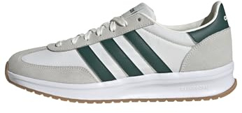 adidas Herren Run 70S 2.0 Shoes Schuhe, Core White/Collegiate Green/Off White, 44 2/3 EU