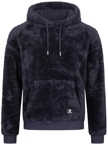 Höhenhorn Bärg - Felpa con cappuccio da uomo in pile, blu scuro, XL
