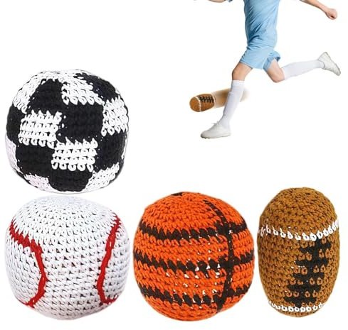 Generisch Set di 4 palline da giocoliere portatili, colorate, adatte per interni, esterni, cortile, prato, , giochi, feste e riunioni di famiglia