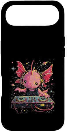 Custodia per iPhone Air Axolotl DJ Spazio Kawaii Design