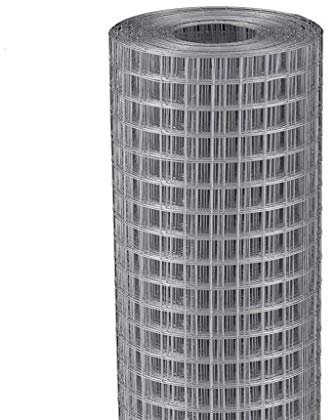 BBGS Edelstahl Metalldraht Maschendrahtzaun, geschweißte Maschendrahtzucht Trennnetze Balkondrahtzaun, 5 m Länge (Color : Style 1, Size : 2.0cm Grid 1mm Wire Diameter)