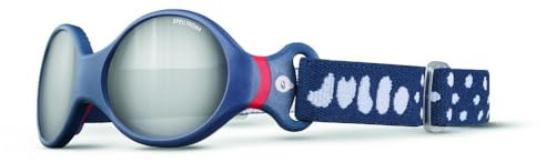 Julbo Lunettes de Soleil Loop S Mixte bébé 0-18 Mois Bleu Foncé/Rouge Catégorie 4